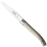 Laguiole Tradition Steakkniv Hvid Ben stål-2Kraver